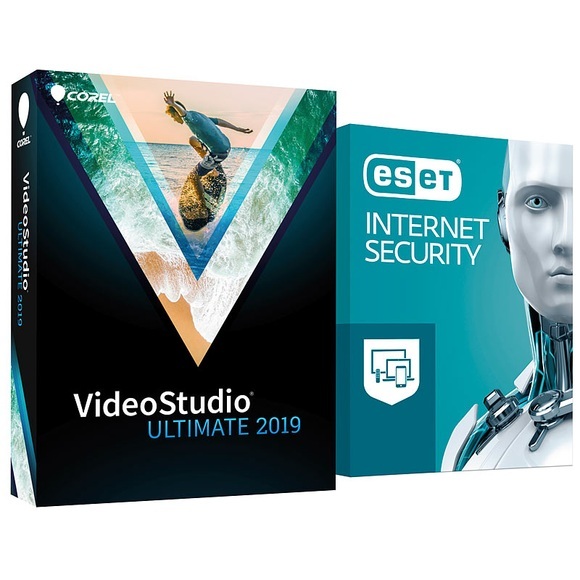 Corel VideoStudio Ultimate 2019 inklusive ESET Internet Security 2018
