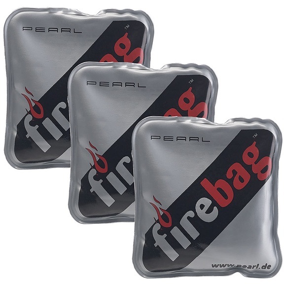 firebag 3er-Set Taschenwärmer "Firebag" für warme Hände, wiederverwendbar