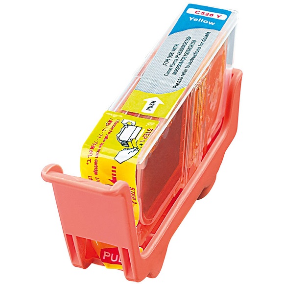 iColor Patrone für CANON (ersetzt CLI-526Y), yellow mit CHIP