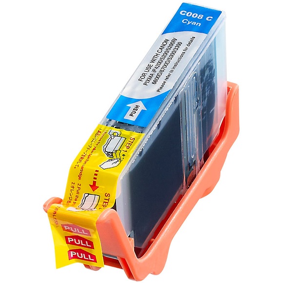 iColor Patrone für CANON (ersetzt CLI-8C), mit CHIP cyan