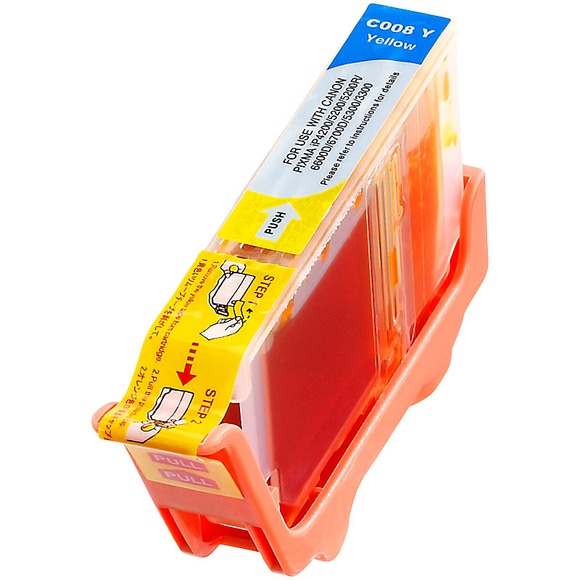 iColor Patrone für CANON (ersetzt CLI-8Y), mit CHIP yellow