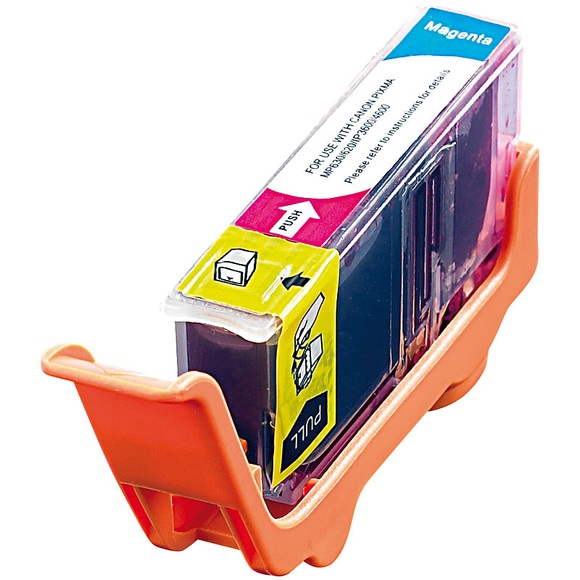 iColor Patrone für CANON (ersetzt CLI-521M), magenta ohne CHIP