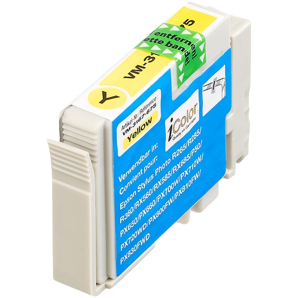 iColor Patrone für Epson (ersetzt T0804), yellow