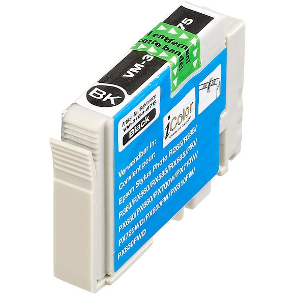 iColor Patrone für Epson (ersetzt T0801), black