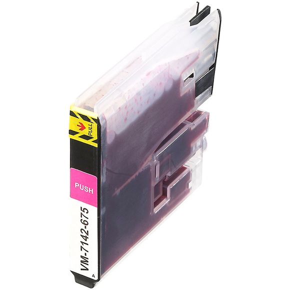 iColor Tintenpatrone für Brother (ersetzt LC980/LC1100), magenta