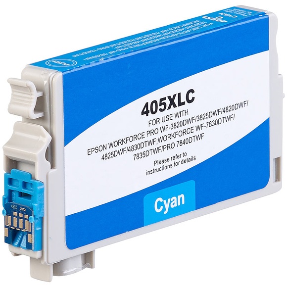 Tintenpatrone für Epson (ersetzt 405XL), Cyan, 20ml