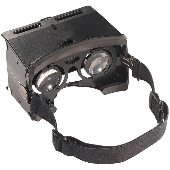 auvisio Faltbare Mini-Reise-Virtual-Reality-Brille 3D für Smartphones