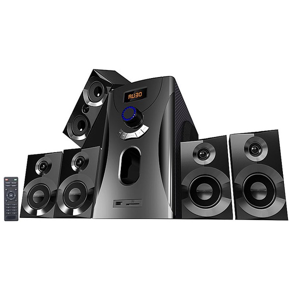 auvisio Home-Theater Surround-Sound-System 5.1, 160 Watt, MP3, Radio, schwarz