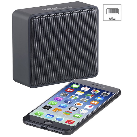 auvisio Kompakter Lautsprecher, Bluetooth, 6 Watt, 4 Std. Laufzeit, 600 mAh