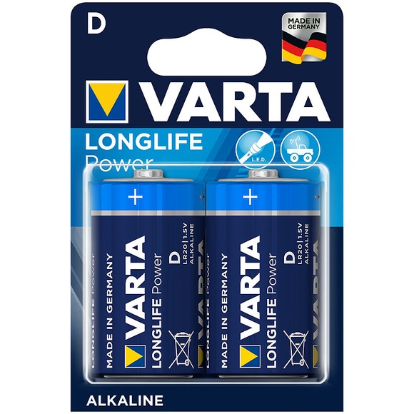 LONGLIFE Power Mono D Alkaline Batterie - 2 Stück