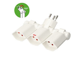 Clip Clap Abzweigstecker 3xTyp13 weiss