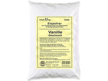 Softeispulver Vanille-Geschmack, 1,1 kg