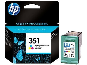 HP Tintenpatrone 351 Original Cyan, Magenta, Gelb CB337EE Druckerpatrone