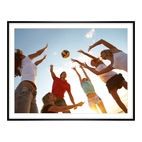 Poster im Alubilderrahmen eckig in schwarz DIN Format im Format 29,7 x 21 cm