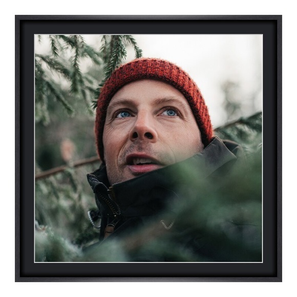 Poster im Bilderrahmen Alu eckig in schwarz matt im Format 50 x 40 cm