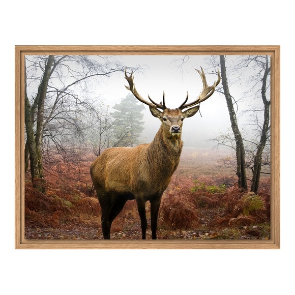 Leinwand im Schattenfugen Rahmen Eiche Natur für Fotos auf Leinwand im Format 20 x 15 cm