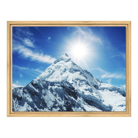 Foto auf Forex im Schattenfugen Rahmen Natur im Format 45 x 30 cm