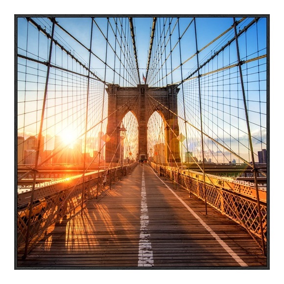 Foto auf Glas im Artbox Gemasert in schwarz im Format 64 x 36 cm