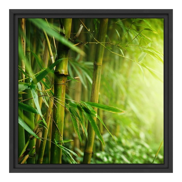 Gallery Print im Schattenfugen Rahmen in schwarz quadratisch im Format 10 x 10 cm