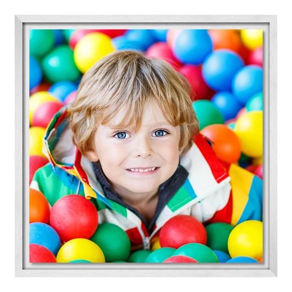 Foto auf Forex im Schattenfugen Rahmen Gemasert in weiß im Format 90 x 60 cm