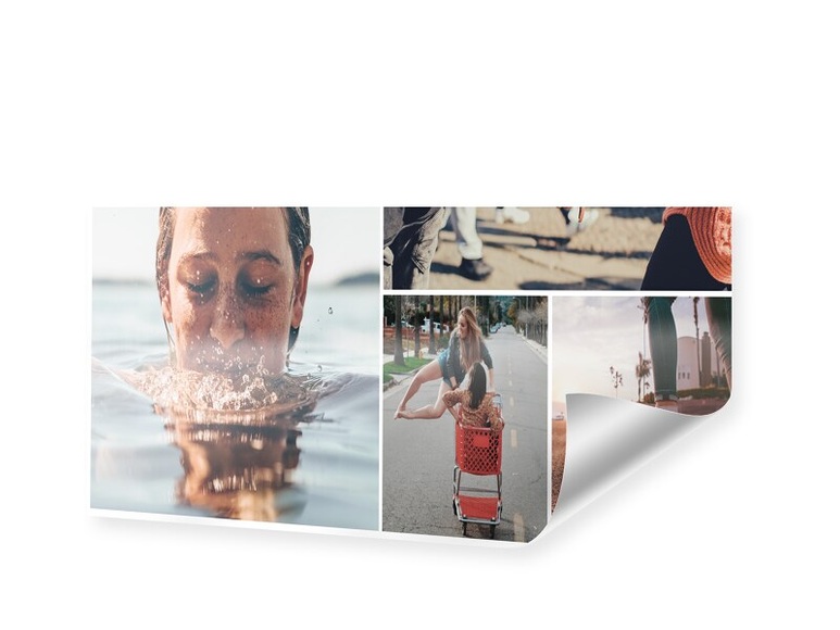 Collage Poster als Panorama im Format 120 x 30 cm