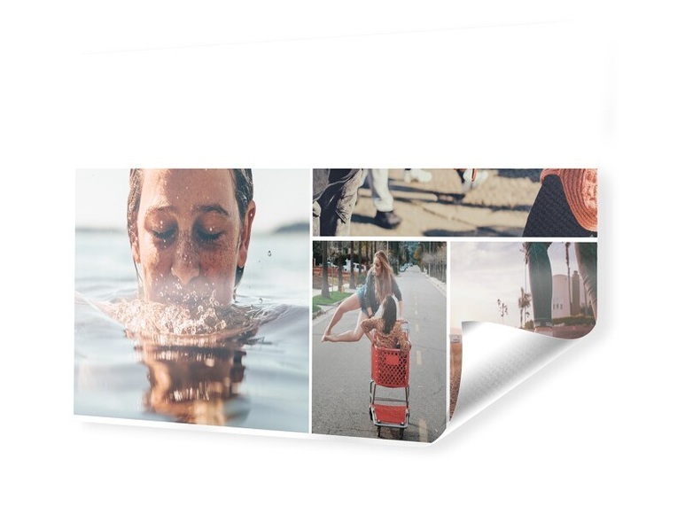 PVC Banner Collage als Panorama im Format 75 x 15 cm