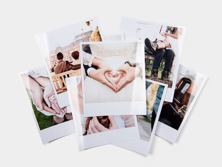 Retro Fotoabzüge: 300 Fotos im Format 10x12, glänzend