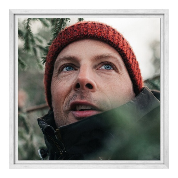 Foto auf Alu im Schattenfugen Rahmen Gemasert in weiß als Panorama im Format 70 x 35 cm