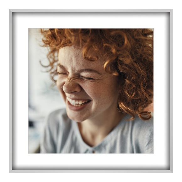Poster im Alubilderrahmen eckig in silber DIN Format im Format 42 x 29,7 cm