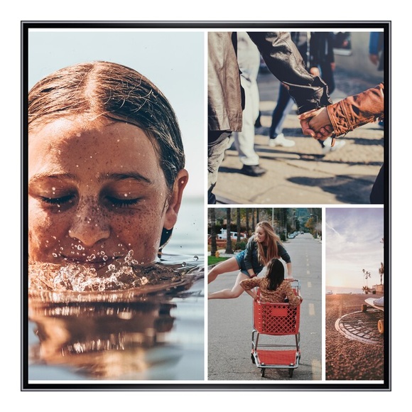 Fotocollage als Poster im Format 20 x 15 cm im Format 20 x 15 cm im Rahmen