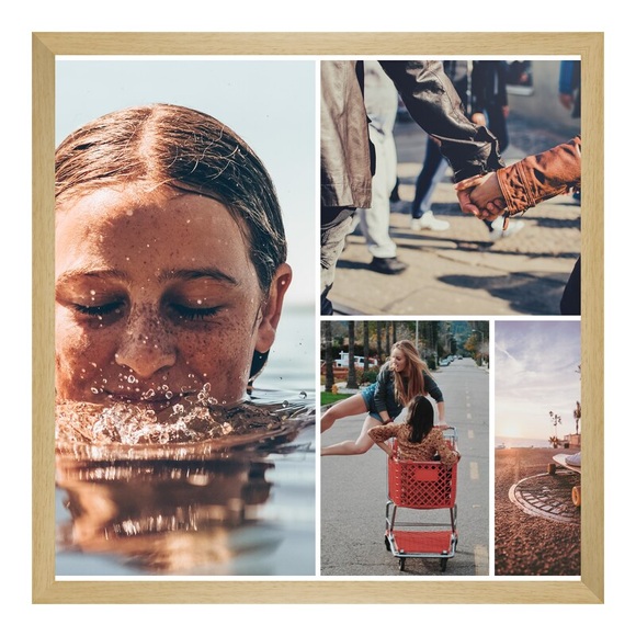 Fotocollage als Poster im Format 40 x 30 cm im Format 40 x 30 cm im Rahmen