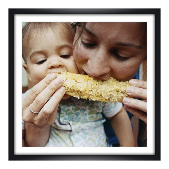 Poster im Rahmen Holz in schwarz im Format 80 x 45 cm
