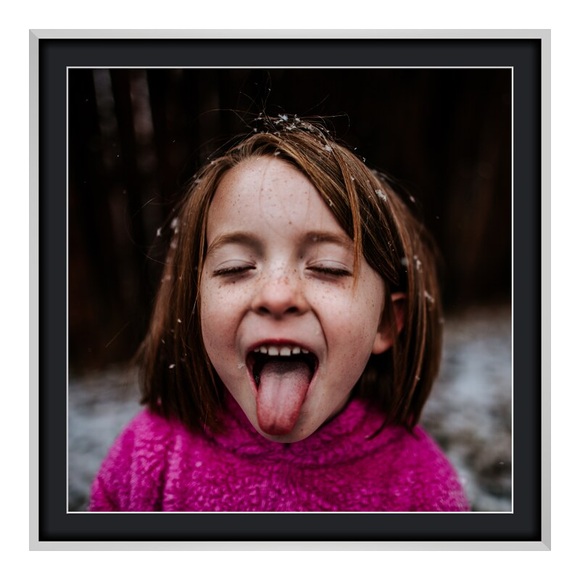Foto auf Poster im Format 75 x 50 cm im Alurahmen im Format 75 x 50 cm, silber in silber im Format 75 x 50 cm