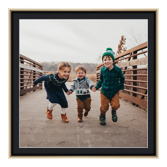 Foto auf Poster im Format 18 x 13 cm im Alurahmen im Format 18 x 13 cm, gold in gold im Format 18 x 13 cm