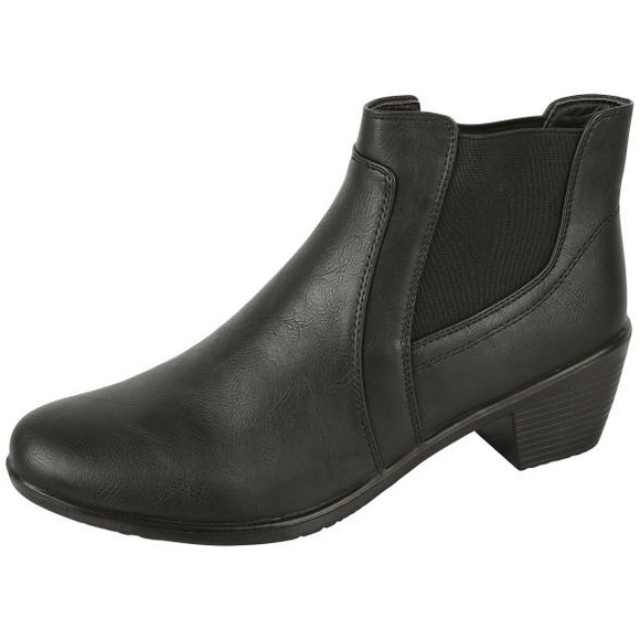 Cushion-walk® Absatz-Stiefeletten schwarz