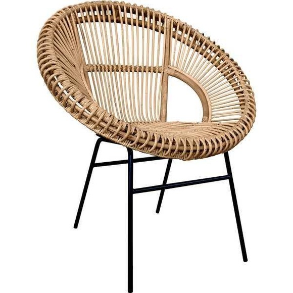 Stuhl Rattan Rattan 80x71x86