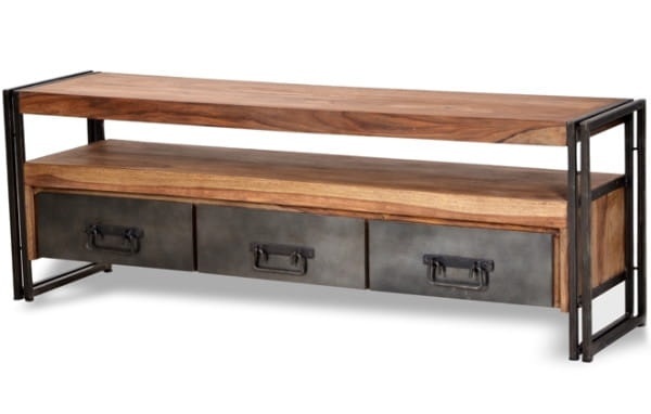 TV-Lowboard Natural Factory natur antikschwarz 160