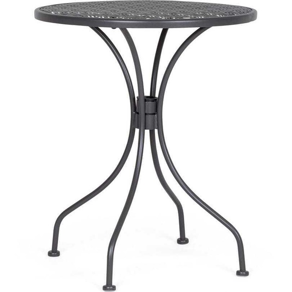 Gartentisch Lizette anthrazit rund 60