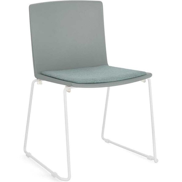 Stuhl Giulia weiss salbeigrün