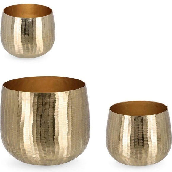 Übertopf Chisel Gold (3er-Set)