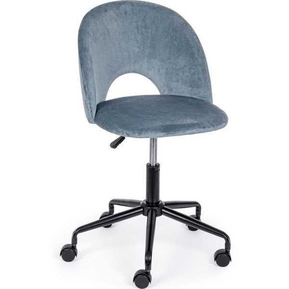 Bürostuhl Linzey hellblau