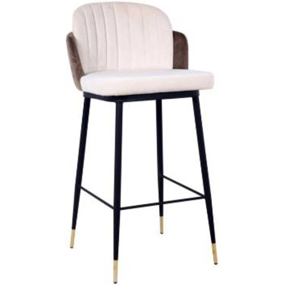 Barstuhl Hojas beige