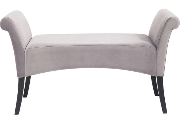 Polsterbank Motley Velvet Silvergrey