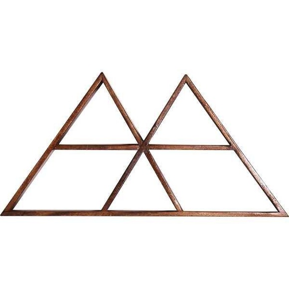 Wandregal Mango massiv 70x10x35 natur