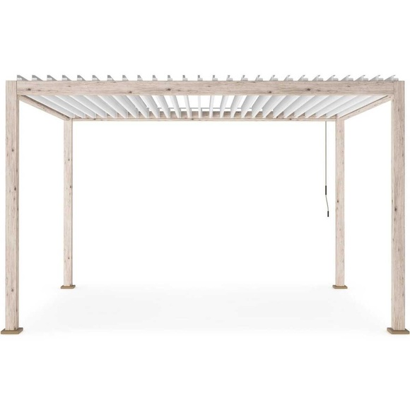 Gartenpavillon Ocean Rustik weiss 300x400