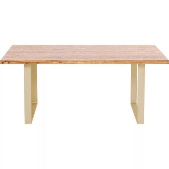 Tisch Jackie Eiche Messing 160x80