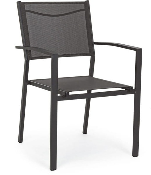 Gartenstuhl Hilde mit Armlehne LD34 anthrazit