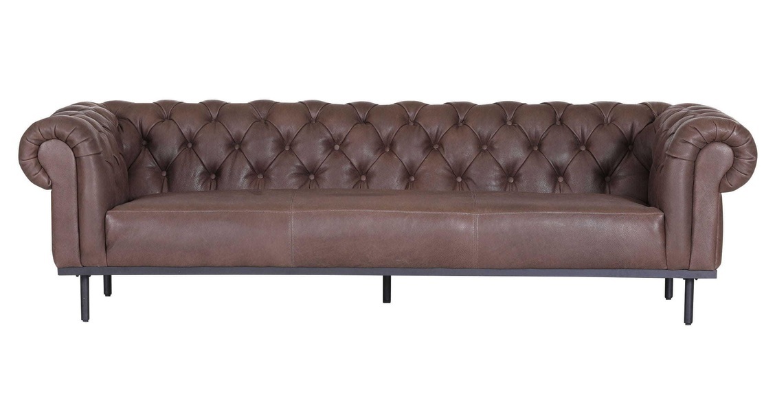 Sofa Zeta 3-Sitzer schoko