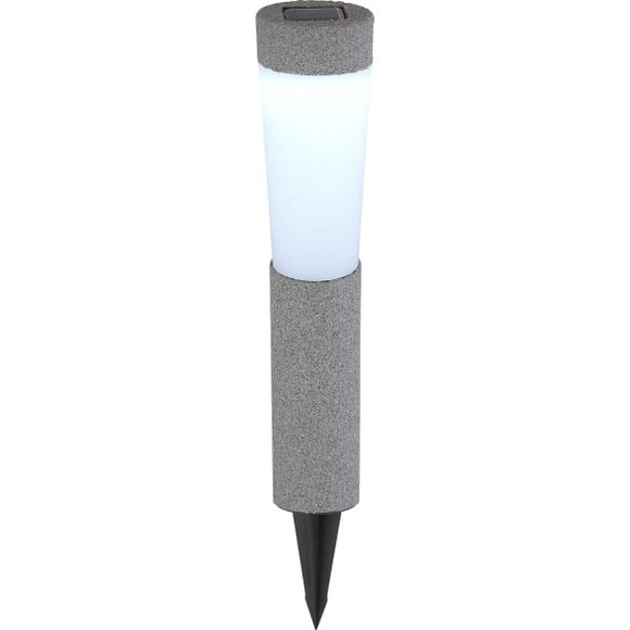 Solarleuchte Kunststoff steingrau 1xLED