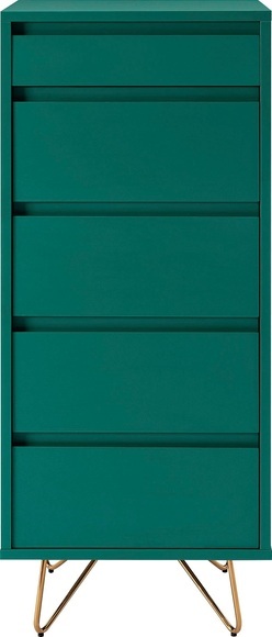 Hochkommode grün 45x110